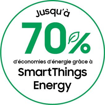 Lave-linge hublot Samsung WW90CGC04DAE 9 kg Blanc