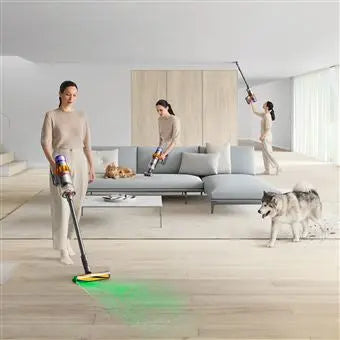 Aspirateur balai Dyson V15 Detect Absolute Gris et Violet - Daxaminus