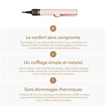 Lisseur Dyson Airstrait Rose Céramique - Daxaminus