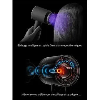 Sèche-cheveux Dyson Supersonic Nural Cheveux bouclés a frisés Édition Gifting 2025 Soie Ambrée - Daxaminus