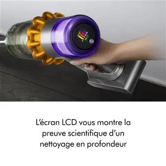 Aspirateur balai Dyson V15 Detect Absolute Gris et Violet - Daxaminus
